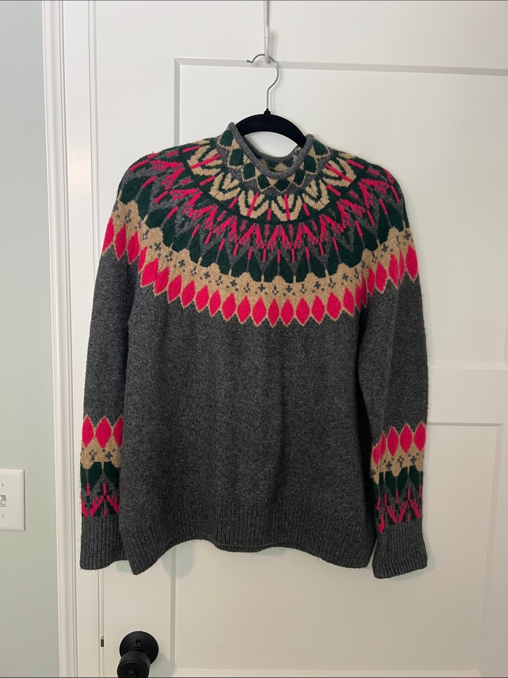 Vince Camuto fair isle sweater medium